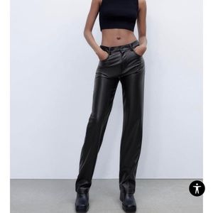 ZARA leather pants